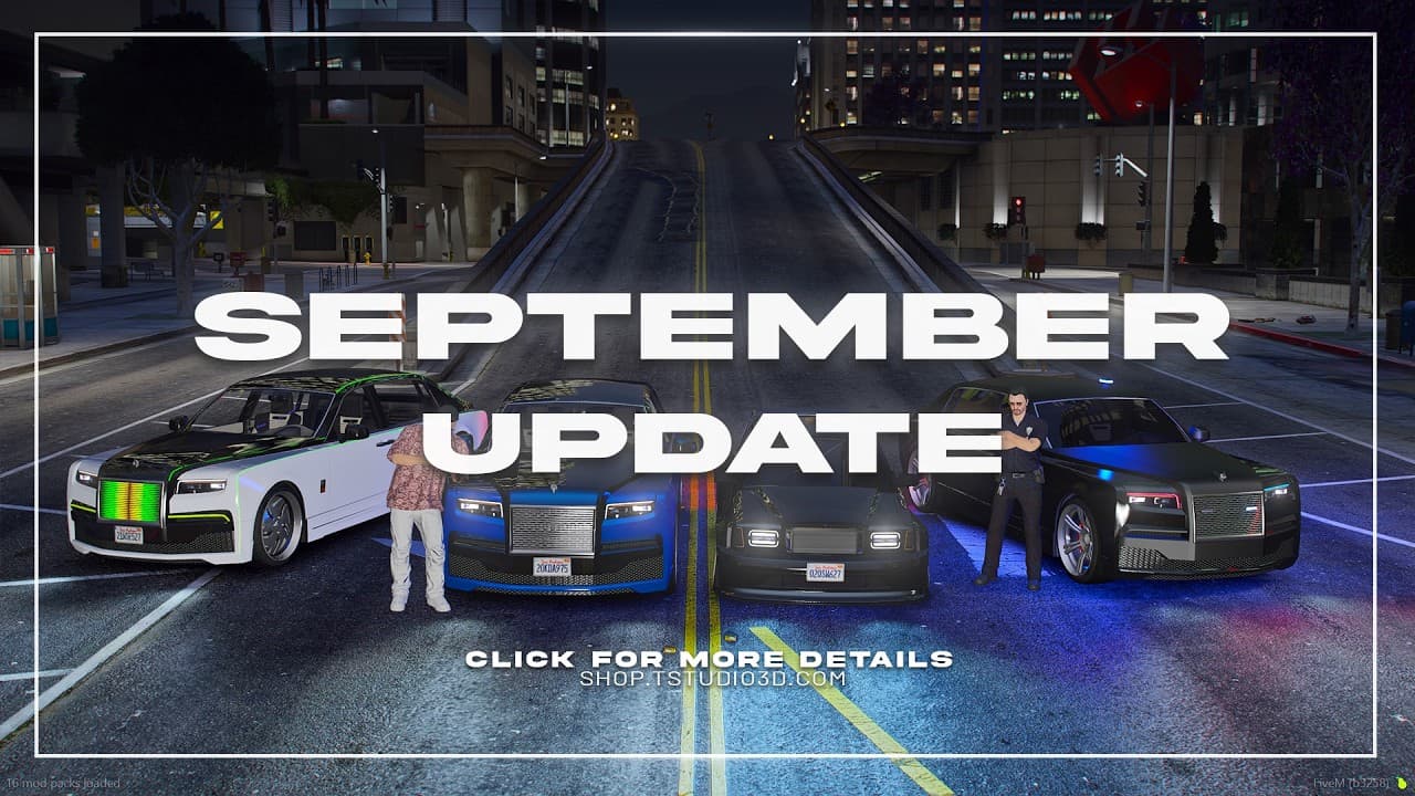 September Lore Friendly Vehicle Update GTA RP FiveM